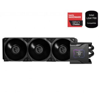MSI MAG CoreLiquid E360 Υδρόψυξη Επεξεργαστή Τριπλού Ανεμιστήρα 120mm για Socket AM4/AM5/1700/1200/115x με ARGB Φωτισμό Λευκή