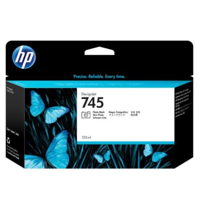 HP 745 Γνήσιο Μελάνι Εκτυπωτή InkJet Photo Μαύρο (F9J98A)