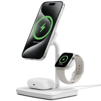 Caricabatteria Wireless 3-in-1 - Bianco