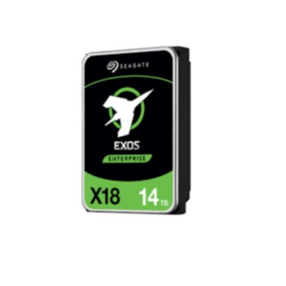 Seagate Exos X18 FastFormat 14TB HDD Σκληρός Δίσκος 3.5" SATA III 7200rpm με 256MB Cache για NAS / Server Κωδικός: ST14000NM000J