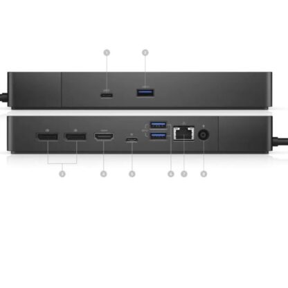 Dell WD19S USB-C Docking Station με HDMI/DisplayPort 4K PD Ethernet και συνδεση 3 Οθονών Μαύρο