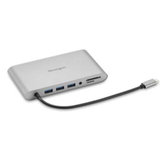 Kensington USB-C Docking Station με DisplayPort 4K PD Ethernet και σύνδεση 3 Οθονών Μαύρο (K32810EU)