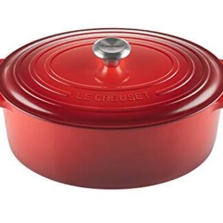 Le Creuset Frying & Serving Pan Cast Iron Cherry Red 23 cm