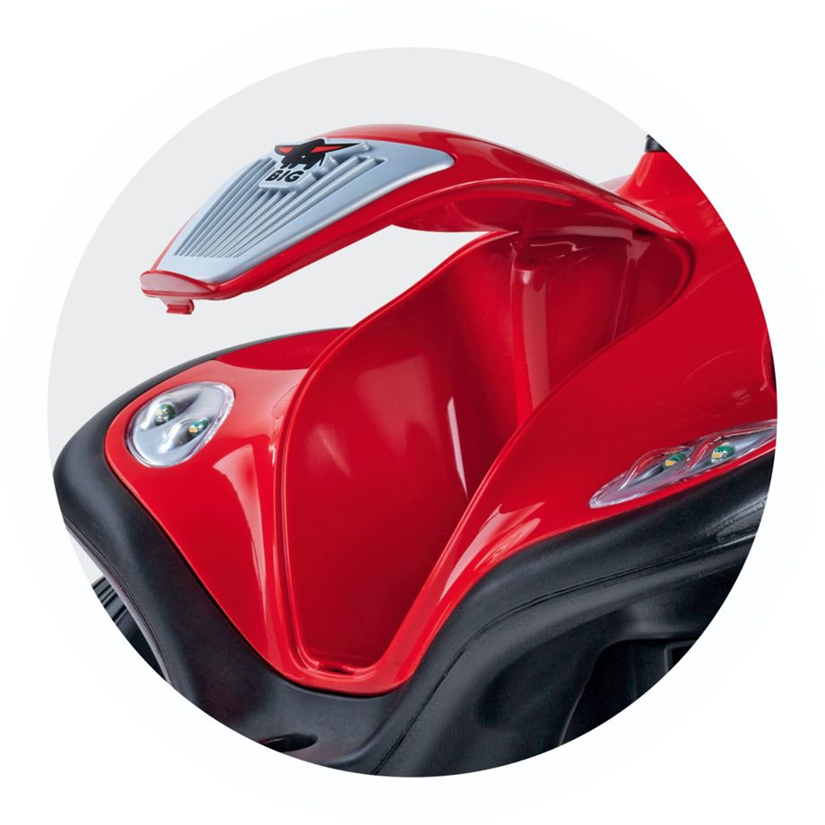 Big Bobby Περπατούρα Αυτοκινητάκι Ride On για 12+ Μηνών Κόκκινη Big Bobby Περπατούρα Αυτοκινητάκι Ride On για 12+ Μηνών Κόκκινη