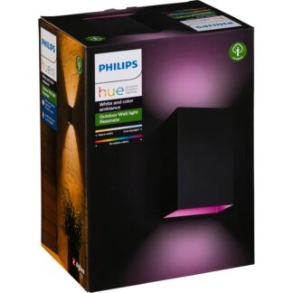 Philips Resonate Επιτοίχια Εξωτερική Πλαφονιέρα LED IP44 8W με Ψυχρό Λευκό Φως Διπλής Δέσμης 22x8x12.5εκ.