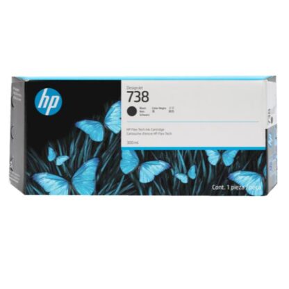 HP 738 Γνήσιο Μελάνι Εκτυπωτή InkJet Μαύρο (498N8A)