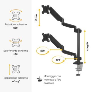 Fellowes Platinum Series Triple Monitor Arm
