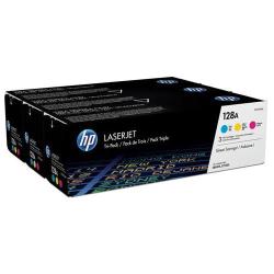 HP 131A Γνήσιο Multipack Toner Laser Εκτυπωτή Κίτρινο/Κυανό/Ματζέντα 3τμχ (U0SL1AM)
