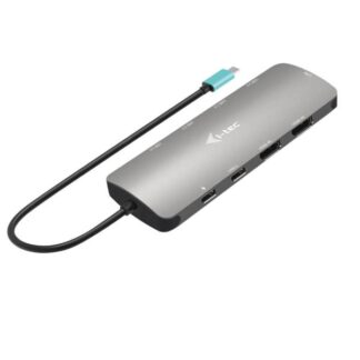 Docking station USB4 per Doppio Monitor 4K (1xHDMI + 1xDP) + PD80W con alimentatore 100W