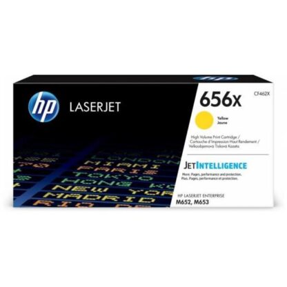 656X HP 656X High Yield Yellow Original LaserJet Toner Cartridge (CF462X)