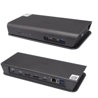 Docking Station USB-C per TRIPLO MONITOR  (3xDisplay: 2xDP / 1xHDMI)+ PD 65W con alimentat