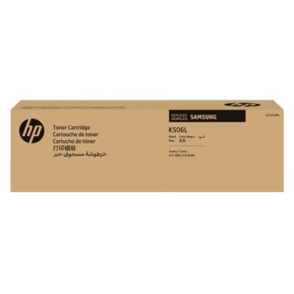 Samsung CLT-K506L Γνήσιο Toner Laser Εκτυπωτή Μαύρο High Yield 6000 Σελίδων (SU171A)