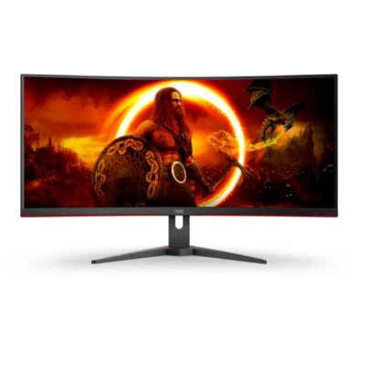 AOC CU34G2XE Ultrawide VA HDR Curved Gaming Monitor 34" QHD 3440x1440 144Hz με Χρόνο Απόκρισης 4ms GTG