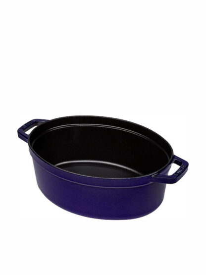 Staub Oval Cocotte Βαθιά Κατσαρόλα από Μαντέμι 4.2lt / 29cm Dark Blue Κωδικός: 40510-288-0