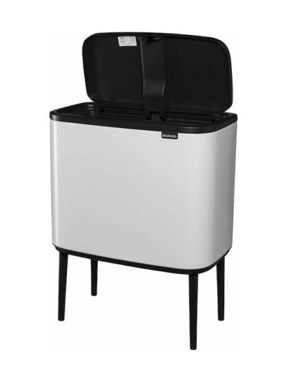 Brabantia Bo Πλαστικός Κάδος Απορριμμάτων Λευκός 34lt