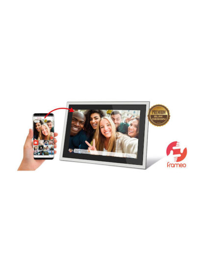 Braun Phototechnik Digiframe 10x Ψηφιακή Κορνίζα LED με Οθόνη Αφής 10.1" Ανάλυσης 1920x1200 με WiFi Ασημί