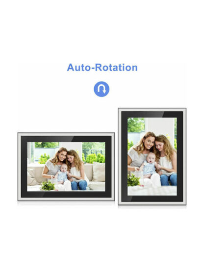 Braun Phototechnik Digiframe 10x Ψηφιακή Κορνίζα LED με Οθόνη Αφής 10.1" Ανάλυσης 1920x1200 με WiFi Ασημί