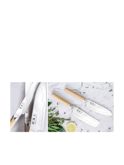 Kai Seki Magoroku Composite Μαχαίρι Santoku από Ανοξείδωτο Ατσάλι 16.5cm MGC-0402