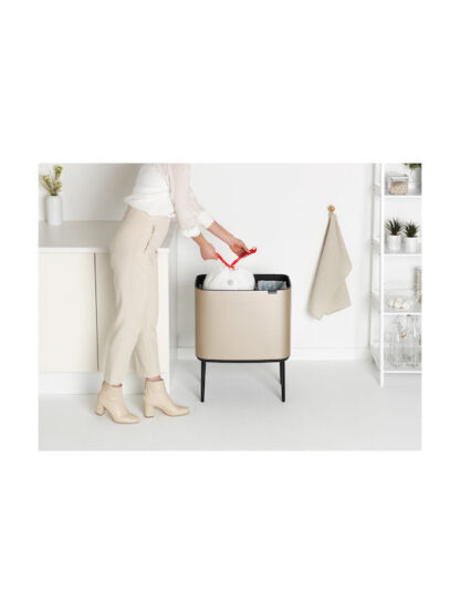Brabantia Bo Κάδος Απορριμμάτων Champagne 34lt