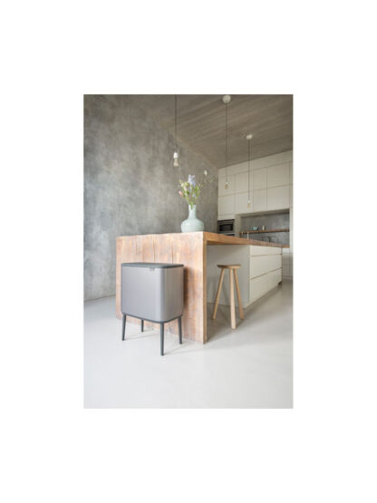 Brabantia Bo Κάδος Ανακύκλωσης Μεταλλικός Platinum 33lt