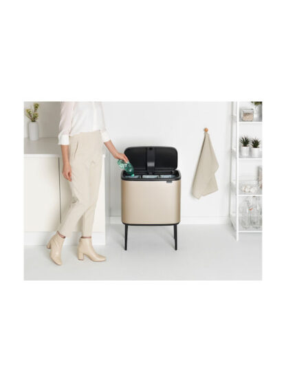 Brabantia Bo Κάδος Απορριμμάτων Champagne 33lt