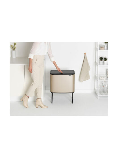 Brabantia Bo Κάδος Απορριμμάτων Champagne 33lt