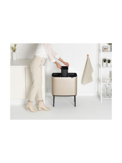 Brabantia Bo Κάδος Απορριμμάτων Champagne 33lt