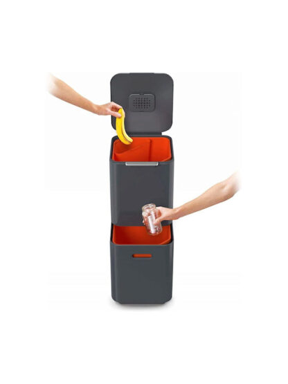 Joseph Joseph Waste Bin Totem 40 L Grey