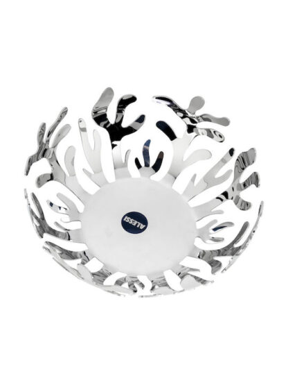 Alessi Φρουτιέρα Μεταλλική Γκρι 25x25x9εκ.