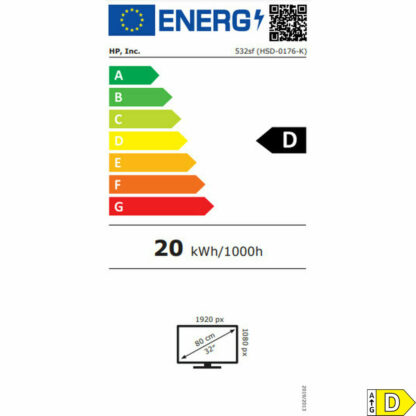 Οθόνη Gaming HP 94F50E9#ABB 31,5"
