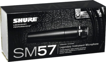Shure SM57 Δυναμικό Μικρόφωνο XLR Χειρός για Φωνητικά