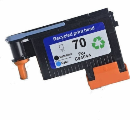 HP 70 Γνήσιο Πακέτο 2 Μελανιών Εκτυπωτή InkJet Matte Μαύρο / Κυανό (C9404A)