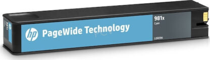 HP 981X Γνήσιο Μελάνι Εκτυπωτή InkJet Κυανό (L0R09A)