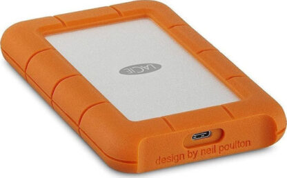 Lacie Rugged USB-C USB 3.1 / USB-C Εξωτερικός HDD 4TB 3.5" Πορτοκαλί