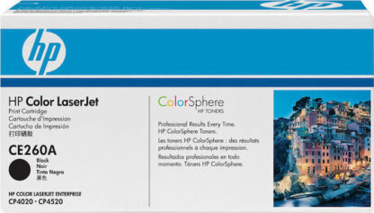 HP 647A Γνήσιο Toner Laser Εκτυπωτή Μαύρο 8500 Σελίδων (CE260A)
