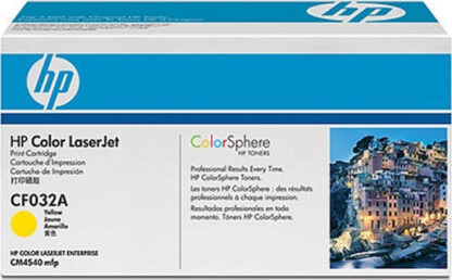 HP 646A Γνήσιο Toner Laser Εκτυπωτή Κίτρινο 12500 Σελίδων (CF032A)