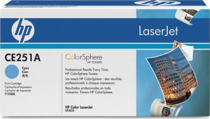 HP 504A Γνήσιο Toner Laser Εκτυπωτή Κυανό 7000 Σελίδων (CE251A)