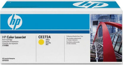 HP 650A Γνήσιο Toner Laser Εκτυπωτή Κίτρινο 15000 Σελίδων (CE272A)