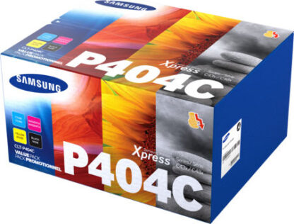Samsung CLT-P404C Γνήσιο Multipack Toner Laser Εκτυπωτή Κίτρινο/Κυανό/Ματζέντα/Μαύρο 4τμχ (SU365A)