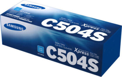 Samsung CLT-C504S Γνήσιο Toner Laser Εκτυπωτή Κυανό 1800 Σελίδων (SU025A)