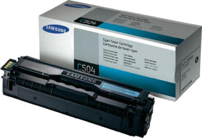 Samsung CLT-C504S Γνήσιο Toner Laser Εκτυπωτή Κυανό 1800 Σελίδων (SU025A)