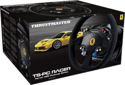 Thrustmaster TS-PC Racer 488 Ferrari Challenge Edition Τιμονιέρα για PC / Mac με 1080° Περιστροφής