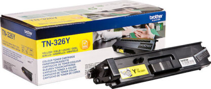Brother TN-326Y Γνήσιο Toner Laser Εκτυπωτή Κίτρινο 3500 Σελίδων (TN-326Y)