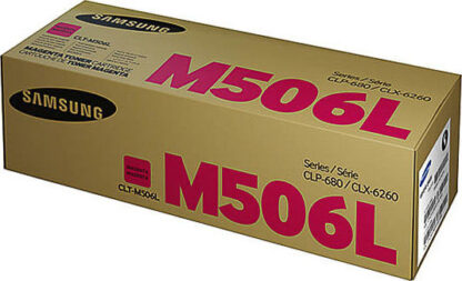 Samsung CLT-M506L Γνήσιο Toner Laser Εκτυπωτή Ματζέντα High Yield 3500 Σελίδων (SU305A)