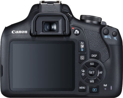 Canon DSLR Φωτογραφική Μηχανή EOS 2000D Crop Frame Kit (EF-S 18-55mm F3.5-5.6 IS ΙΙ) Black