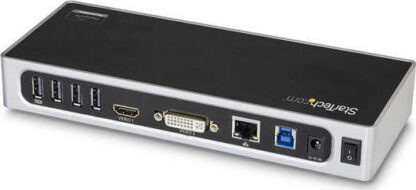 StarTech USB-A Docking Station με HDMI 4K PD Ethernet και συνδεση 2 Οθονών Μαύρο (DK30ADD)