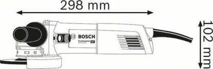 Bosch GWX 10-125 Τροχός 125mm Ρεύματος 1000W