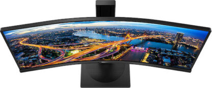 Philips B-Line 346B1C Ultrawide VA Curved Monitor 34" QHD 3440x1440 με Χρόνο Απόκρισης 5ms GTG