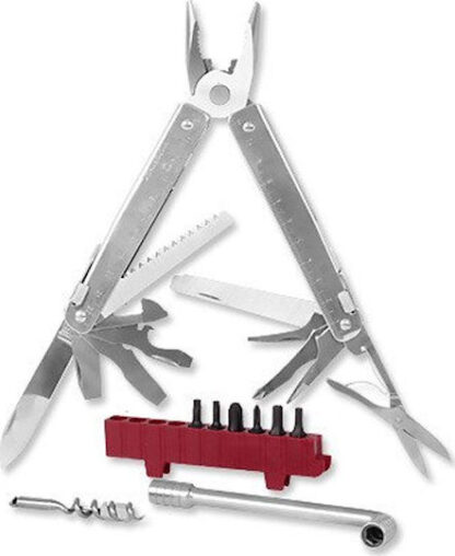 Victorinox Πολυεργαλείο 37 εργαλείων Ασημί με Λάμα από Ανοξείδωτο Ατσάλι σε Θήκη Κωδικός: 3.0338.L