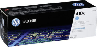HP 410X Γνήσιο Toner Laser Εκτυπωτή Κυανό High Yield 5000 Σελίδων (CF411X)